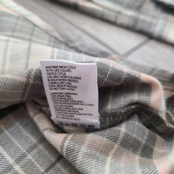 Weatherproof Vintage Soft Comfort Stretch Plaid Button Front Shirt Size Large - Picture 11 of 13